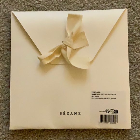 Sezane Scarf-Striped NWT - Picture 4 of 9